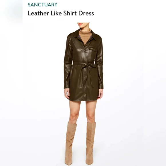 Sanctuary | Dresses | Olive Green Sanctuary Tie Shirt Dress Size L | Poshmark Sanctuary | Dresses | Olive Green Sanctuary Tie Shirt Dress Size L | Poshmark